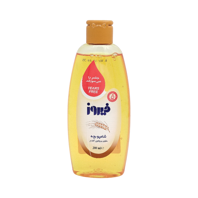 شامپو بچه حاوی پروتئین گندم برای کمک به تغذیه پوست سر و ترمیم تار مو فیروز