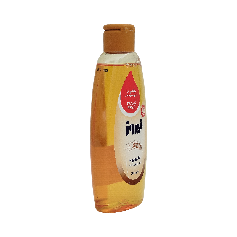 شامپو بچه حاوی پروتئین گندم برای کمک به تغذیه پوست سر و ترمیم تار مو فیروز