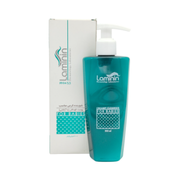 شوینده کرمی مناسب پوست کودکان با ابکشی لامینین