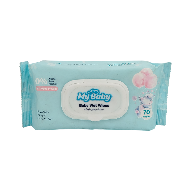 دستمال مرطوب کودک 70 برگ مای بیبی
