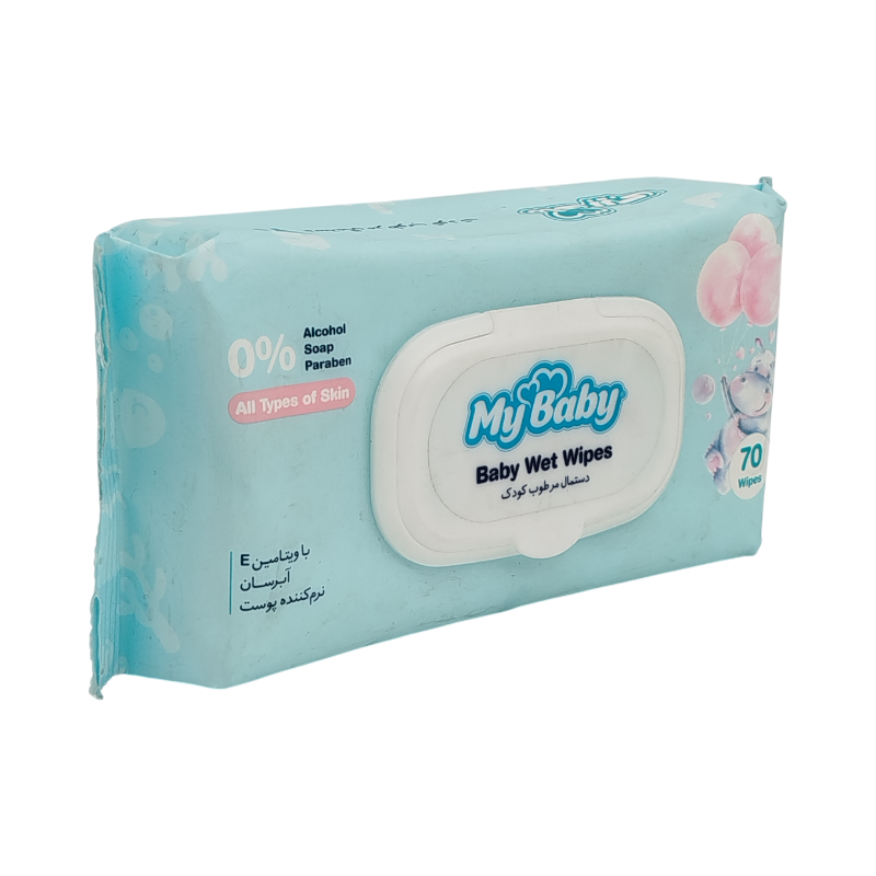 دستمال مرطوب کودک 70 برگ مای بیبی