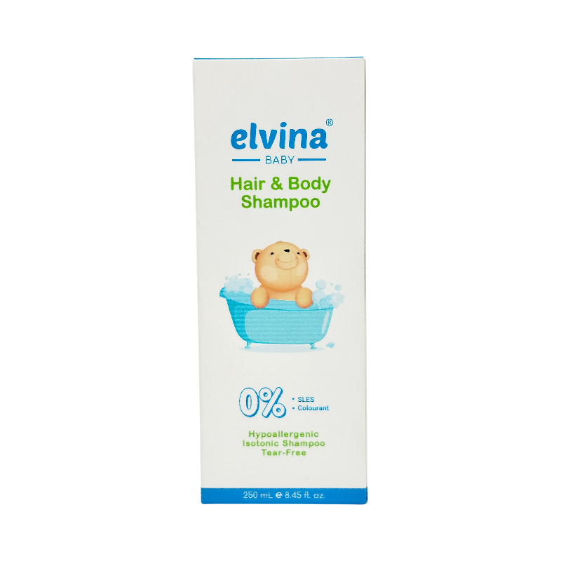 شامپو سر و بدن كودک الوينا 