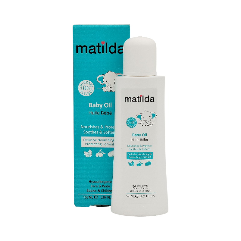 روغن مرطوب کننده و نرم کننده کودک 150 میل ماتیلدا