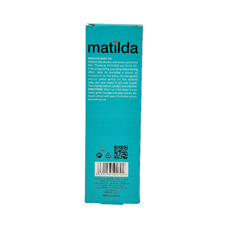 روغن مرطوب کننده و نرم کننده کودک 150 میل ماتیلدا