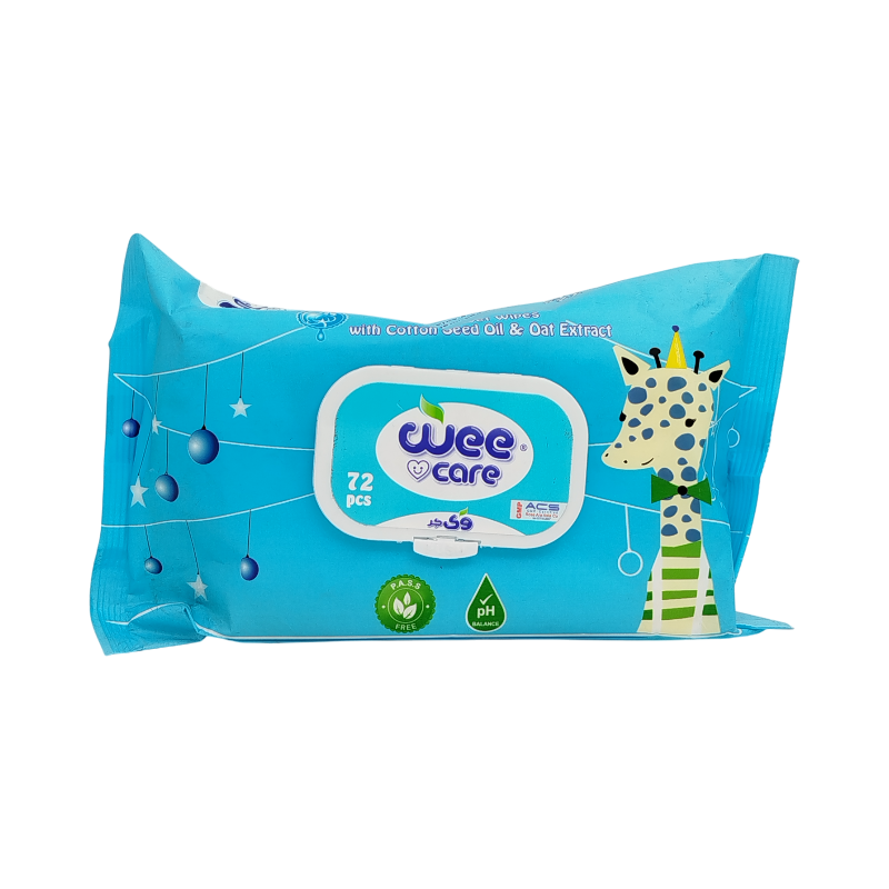 دستمال مرطوب کودک 72 عددی ویکر