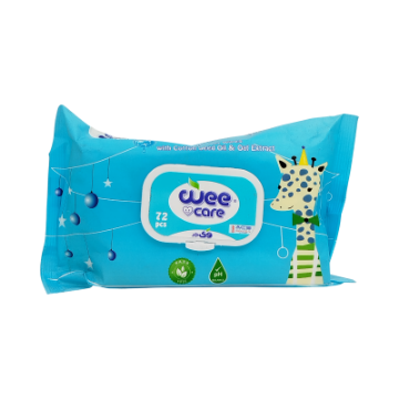 دستمال مرطوب کودک 72 عددی ویکر