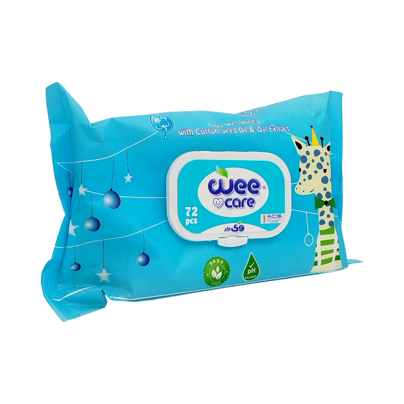 دستمال مرطوب کودک 72 عددی ویکر