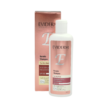 شامپو حاوی کراتین موهای خشک 200 میل اویدرم