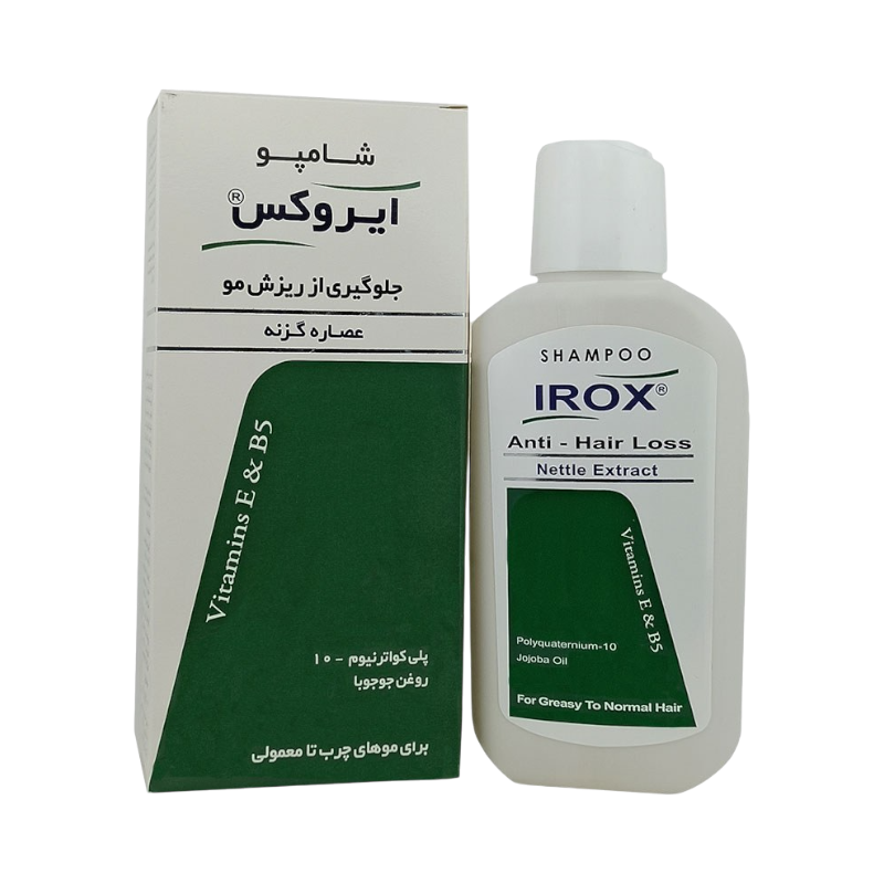 	شامپو جلوگیری از ریزش مو عصاره گزنه 200 گرم ایروکس