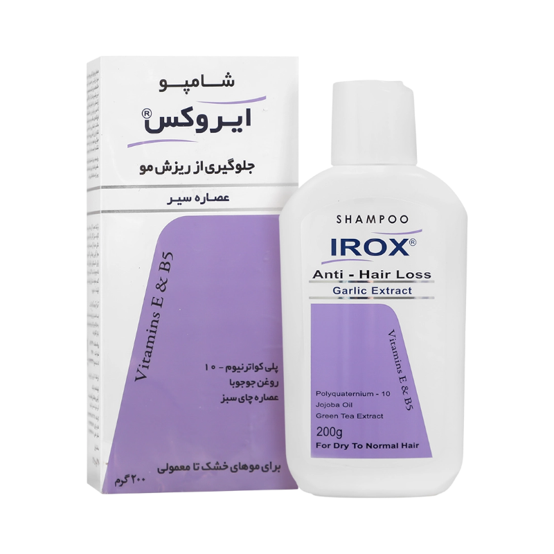شامپو ضد ریزش عصاره سیر ایروکس