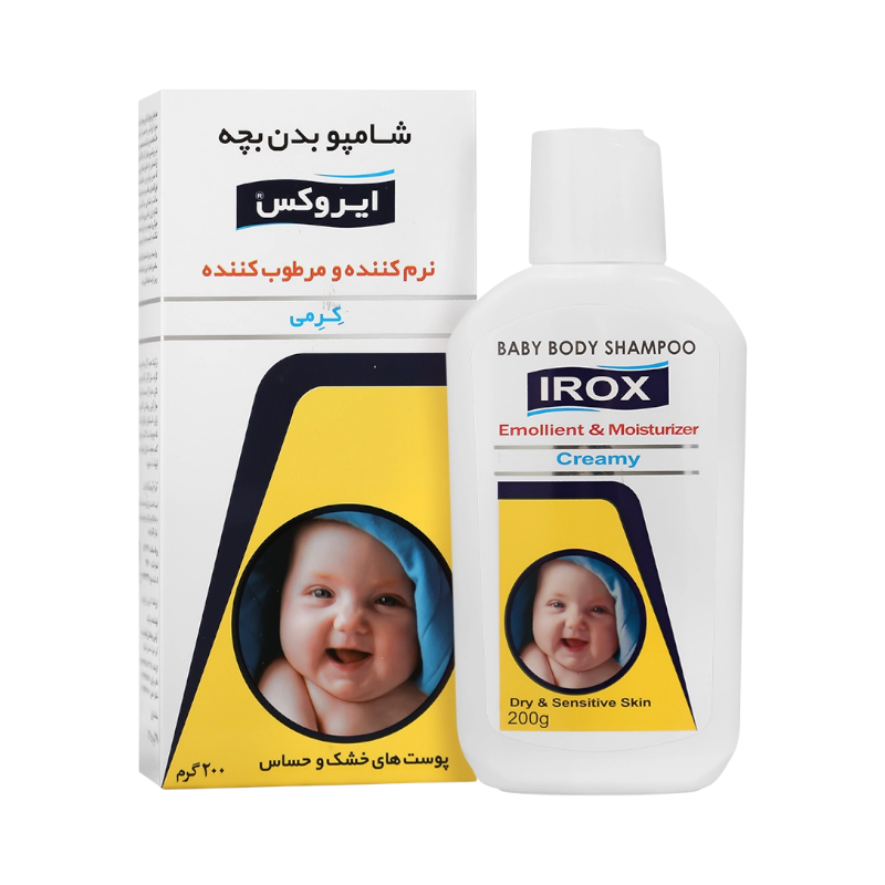 شامپو بدن بچه کرمی 200 گرم ایروکس