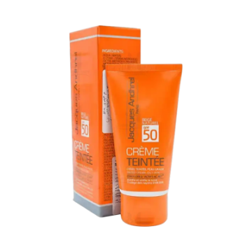 ضد آفتاب بژ روشن کننده پوست چرب ژاک آندرل