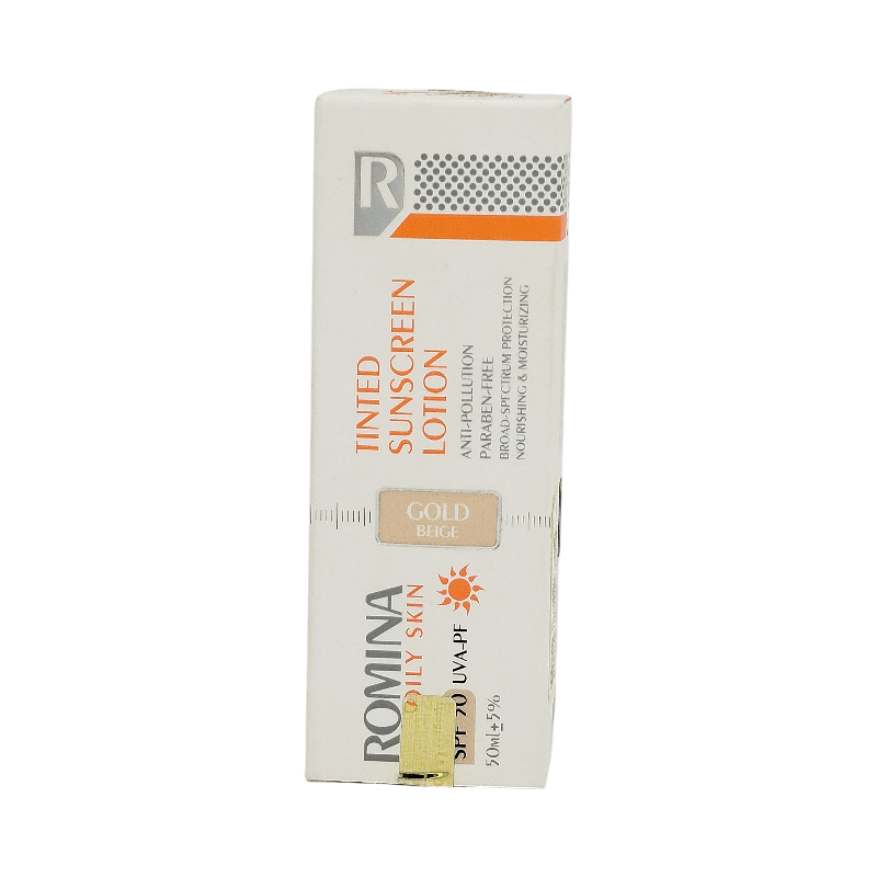 لوسیون ضد آفتاب رنگی رومینا spf 90 مناسب پوست چرب (رنگ روشن)