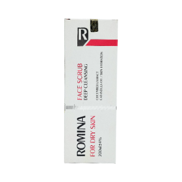 اسکراب صورت مناسب پوست های خشک رومینا