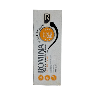 ماسک مو مغذی و آبرسان با آبکشی مناسب موهای دارای موخوره رومینا