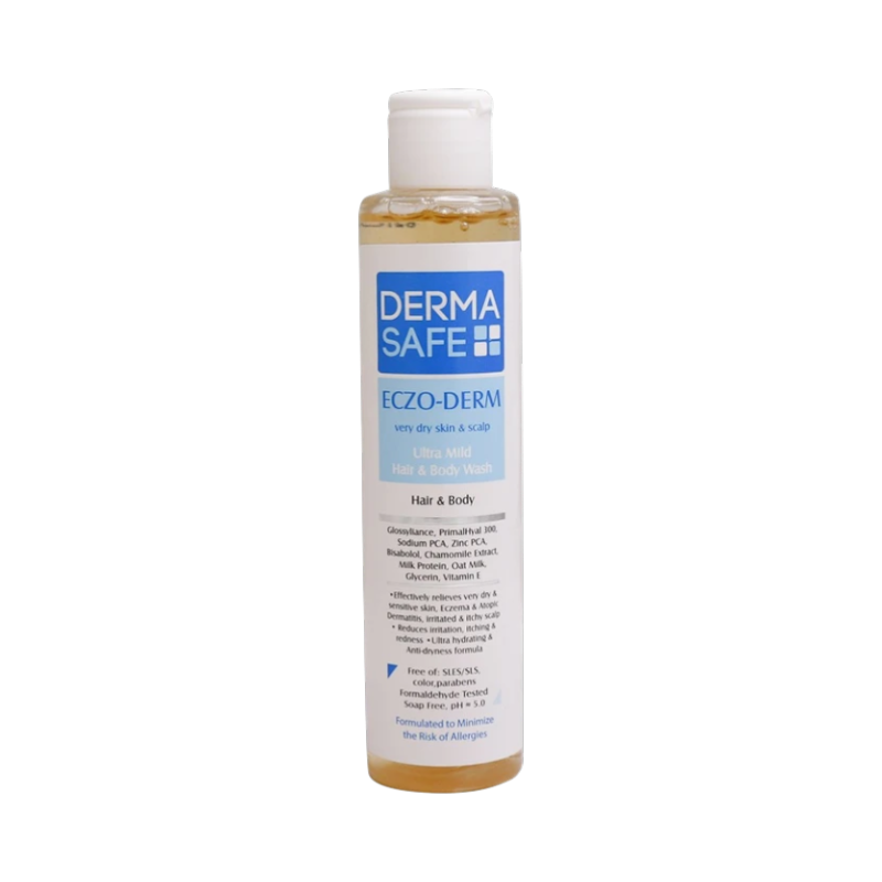 شامپو سر و بدن پوست های بسیار خشک درماسیف