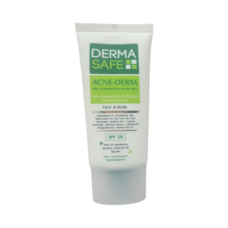 ژل مرطوب کننده پوست چرب درماسیف 