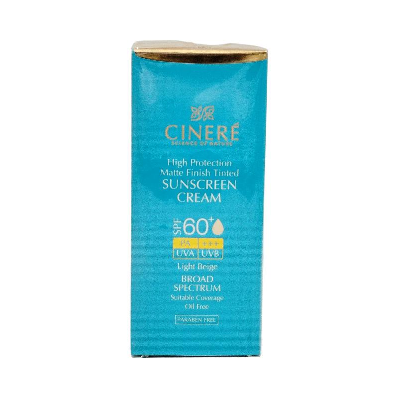 کرم ضد آفتاب رنگی سینره spf 60 (بژ روشن)