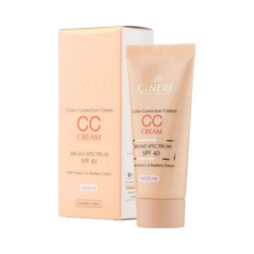 کرم پودر روشن کننده سی سی کرم spf40 سینره