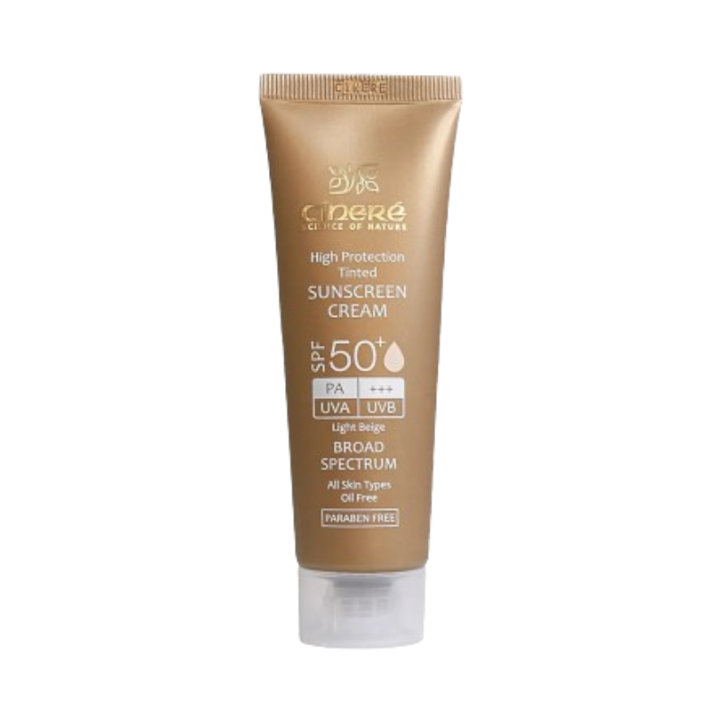 کرم ضد آفتاب رنگی سینره spf 50 (بژ روشن)