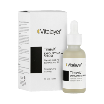 سرم لایه‌بردار ۷٪ گلایکولیک اسید تایم ویت ویتالیر